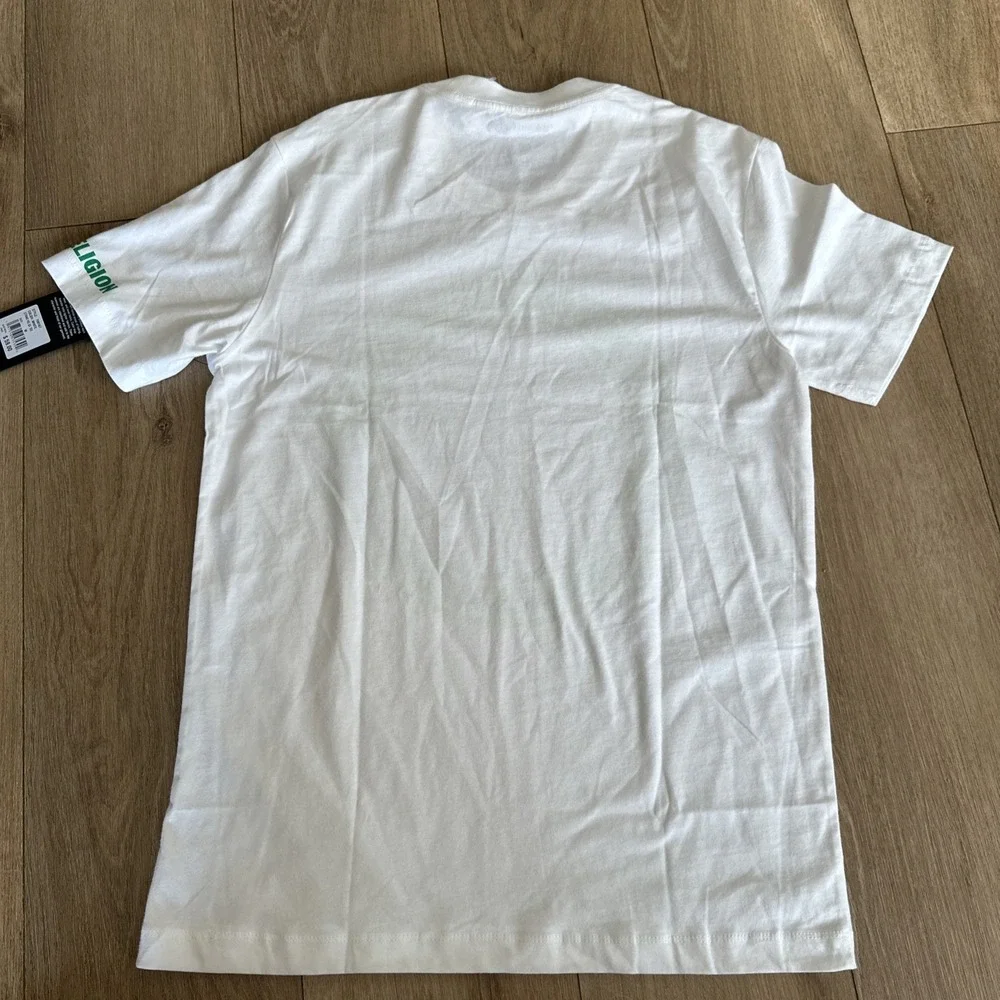 True‎ Religion Men's White Strike HS SS Tee 2002 Size Large NEW